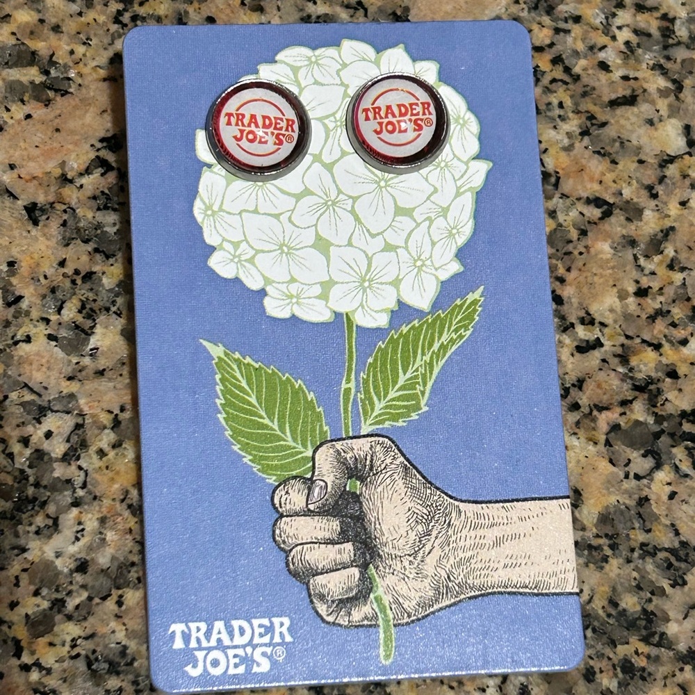 Trader Joe’s stud earrings 12mm red